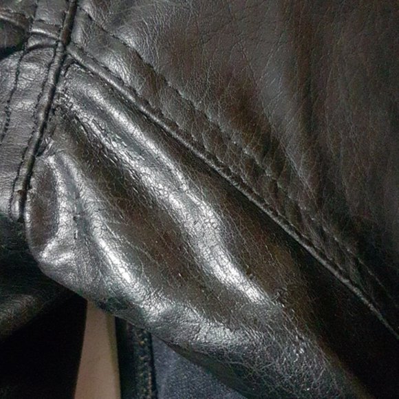 MOTO GEAR Faux Leather Jacket | Size S - Picture 16 of 16